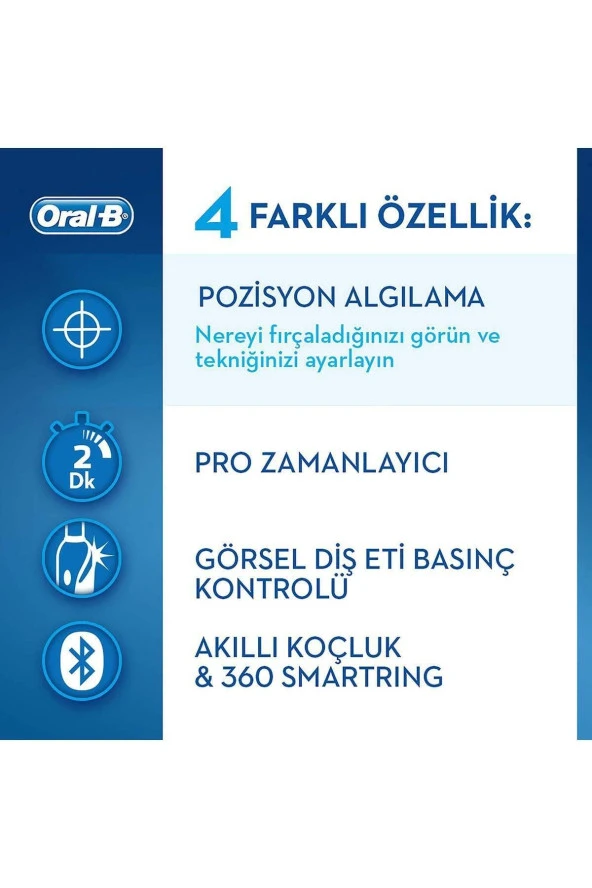 ORAL-B Genius Dragonfly Rosegold Pro 10000 Şarj Edilebilir Diş Fırçası - Resim 2
