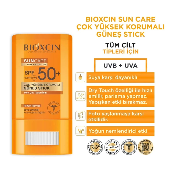 Bioxcin Sun Care Spf 50+ Çok Yüksek Korumalı Güneş Stick 15 gr - 2