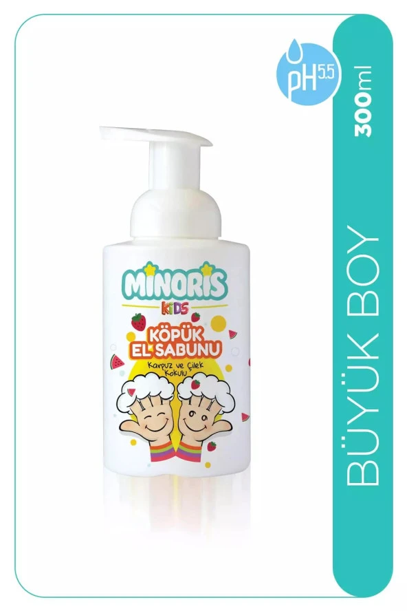 Minoris Kids Organik Köpük El Sabunu 300 ml