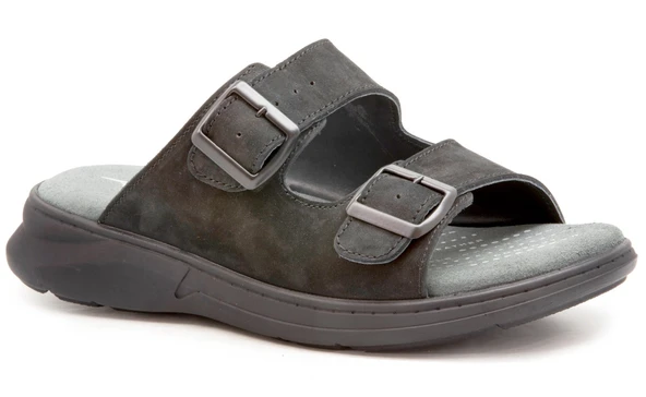 Forelli Ejder 40513 Siyah Erkek Ayakkabı Erkek Terlik-Sandalet