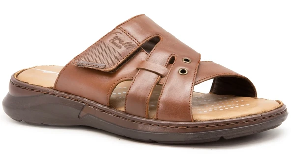 Forelli Berke 40527 Taba Erkek Ayakkabı Erkek Terlik-Sandalet
