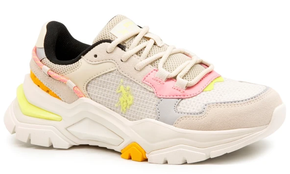 U.S. Polo Assn. 24Y Vıncent G Bej Bayan Ayakkabı Bayan Spor ürün görseli