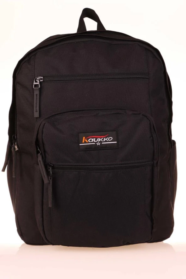 Kaukko Sırt Çantası Full Pocket Siyah K1599 - Resim 2