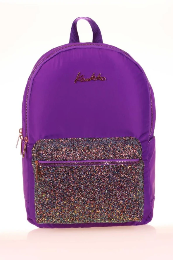 Kaukko Sırt Çantası Brıght Taşlı-Mor K1652 - 2