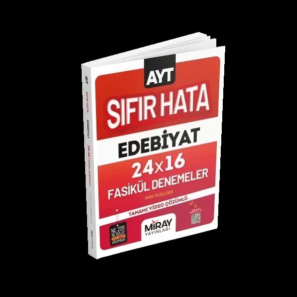 EDEBİYAT DENEME AYT 16 LI SIFIR HATA