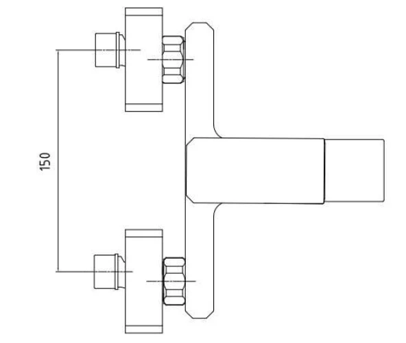 ECA Tiera Banyo Bataryası + ECA Fırat Mafsallı Duş Seti Banyo Üst Takımı - Resim 4