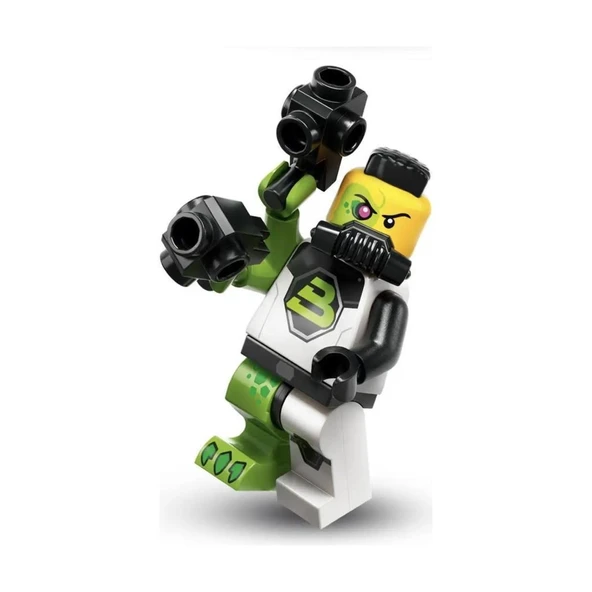 LEGO Minifigures 71046 Series 26 : 12.Blacktron Mutant - Resim 2