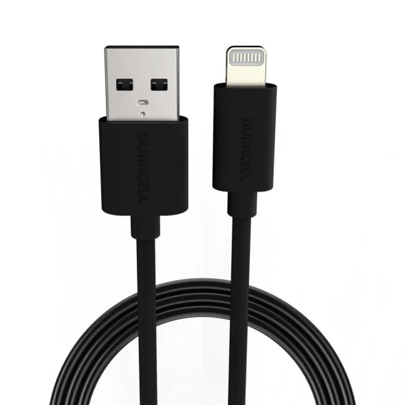 Duracell 2m Lightning to USB-A Şarj Kablosu - Siyah - 2