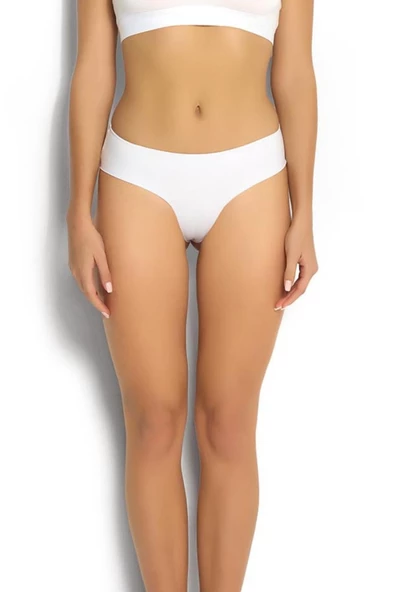 Jiber Kadın Lazer Kesim Bikini Külot 698 - Resim 3