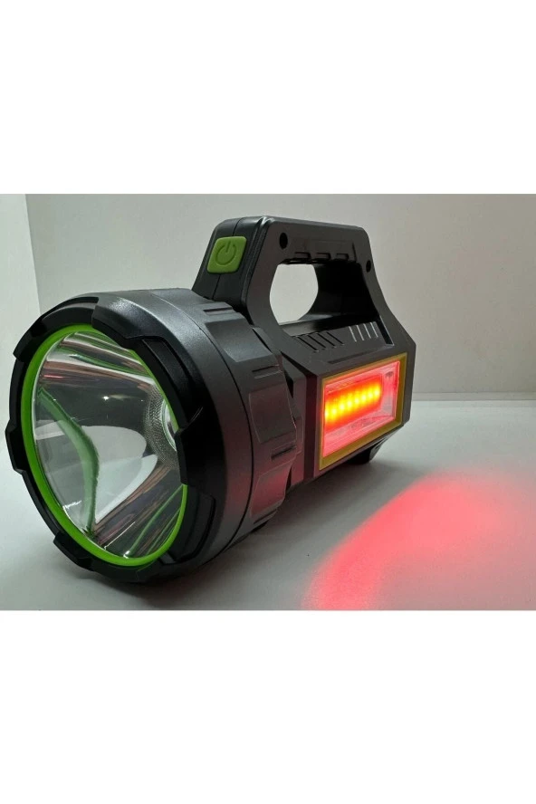 Ps-t95 10w Uzun Menzilli Solar Panelli Usb Ultra Güçlü Ledli Şarjlı Feneri - 5