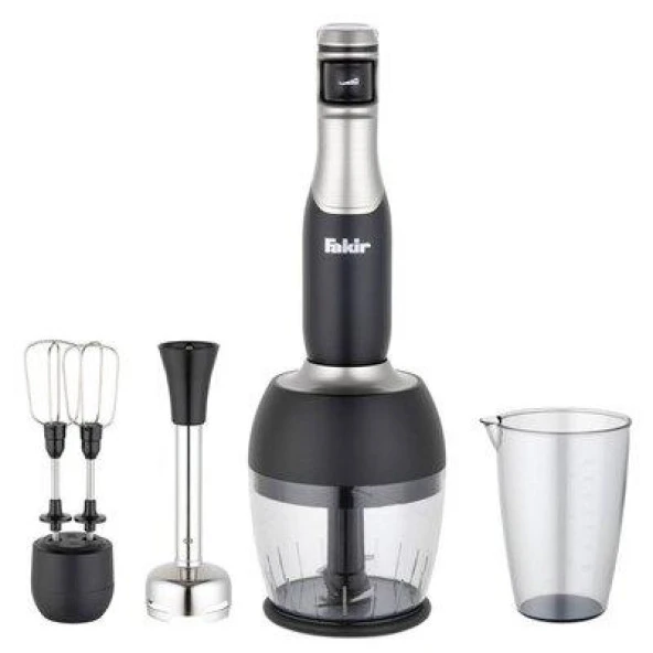 Fakir Speed Lucca Blender Seti Black & Silver - 1