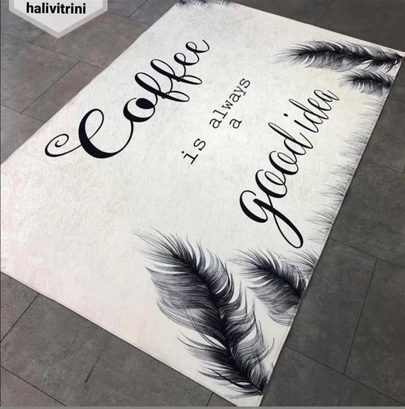 Hitit Kesme Mutfak Halısı 120x350 Lidya Lüx GK143 Beyaz