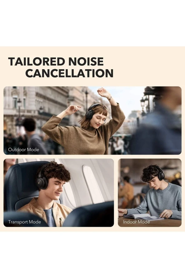 Anker Soundcore Life Q30 ANC Bluetooth Kulaklık Siyah - 6