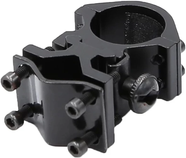 Evrensel Namlu Montaj Adaptörü El Feneri Lazer Meşale Silah Nişan Dürbünü İçin - 2