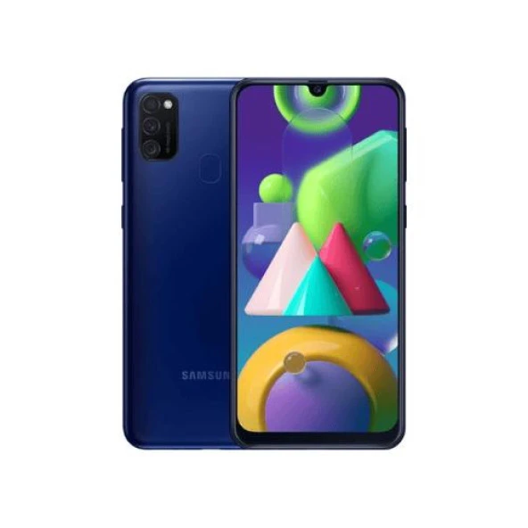 Yenilenmiş SAMSUNG SM-M215F M21 64GB-A Kalite-Mavi