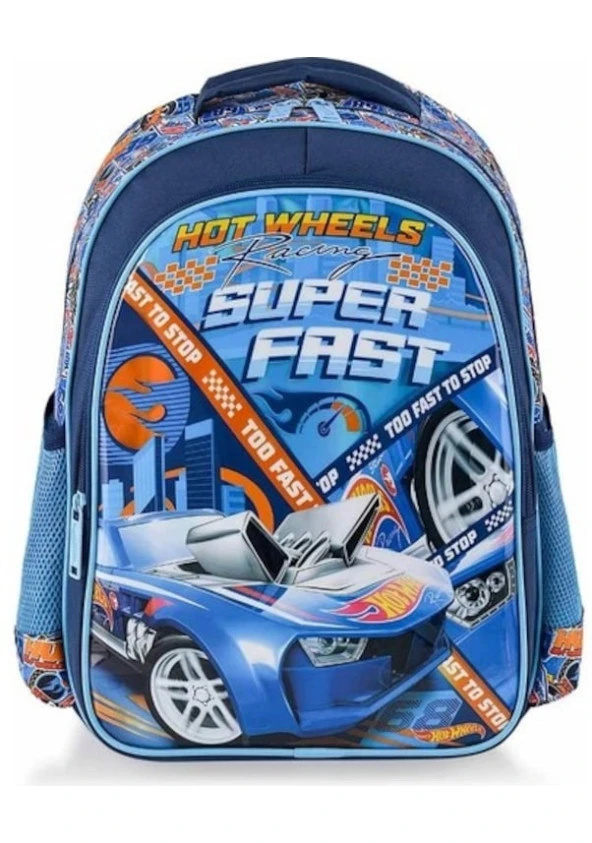 Otto İlkokul Çantası Hot Wheels Due Fast 48373 - Resim 3