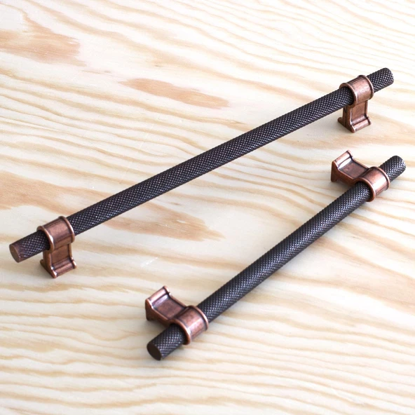 Hisar Eskitme Antik Bakır Metal 224 mm-22.4 cm Mobilya Mutfak Çekmece Dolap Kulpu Kulbu Kulpları - 6