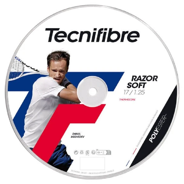 Tecnifibre Razor Soft Karbon 17/1.25 200m Rulo Kordaj 04RRAS125N - 2