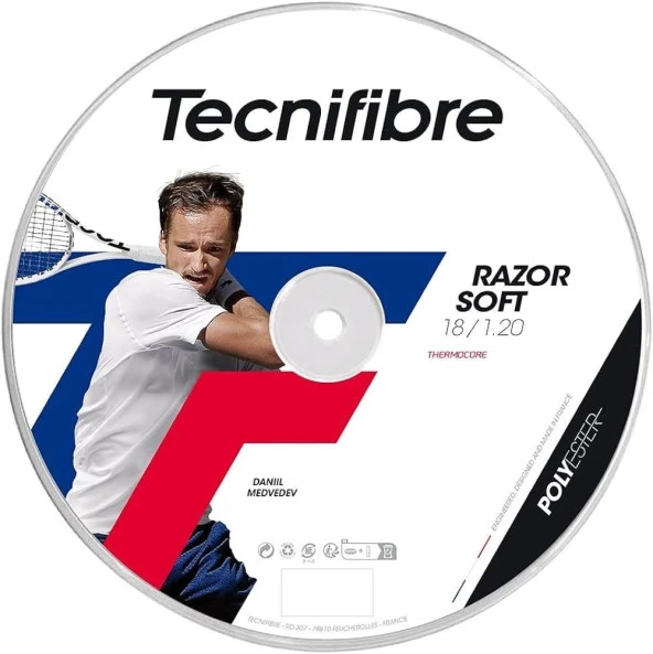 Tecnifibre Razor Soft Karbon 18/1.20 200m Rulo Kordaj 04RRAS120N