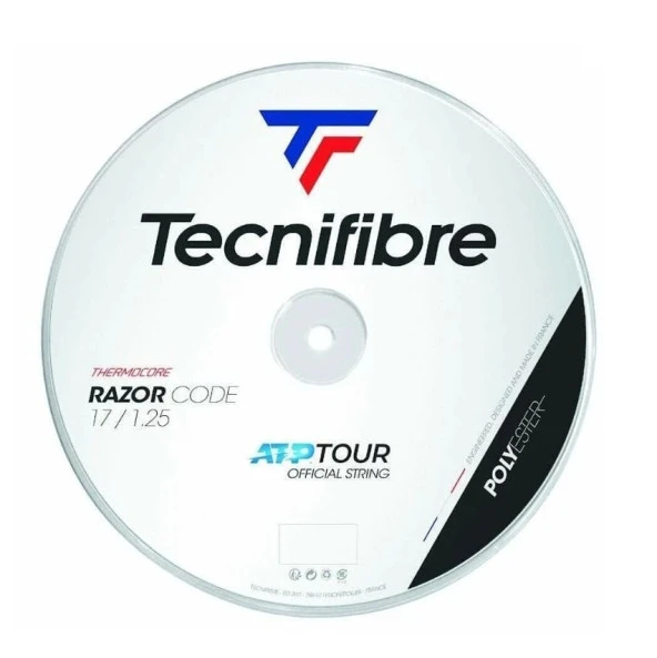 Tecnifibre Razor Code Beyaz 1.25/17 200m Rulo Kordaj 04RRA125XW ürün görseli