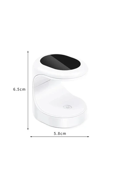 Mini Uv Led Işık Oje Tırnak Kurutucu Tasarımlı Express Protez Tırnak Kiti Kurutma Cilası - 5