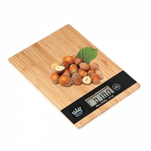 Dijital Lcd Mutfak Tartısı Terazisi 5kg Bambu Desenli ürün görseli