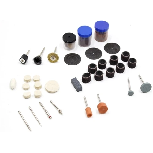 105 Parça Taşlama Zımpara Dremel Gravür Oyma Aksesuar Set - Resim 2