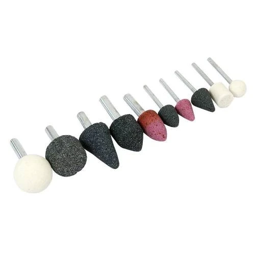 Mini Taş Zımpara Matkap Ucu Seti 10 Parça - Resim 4