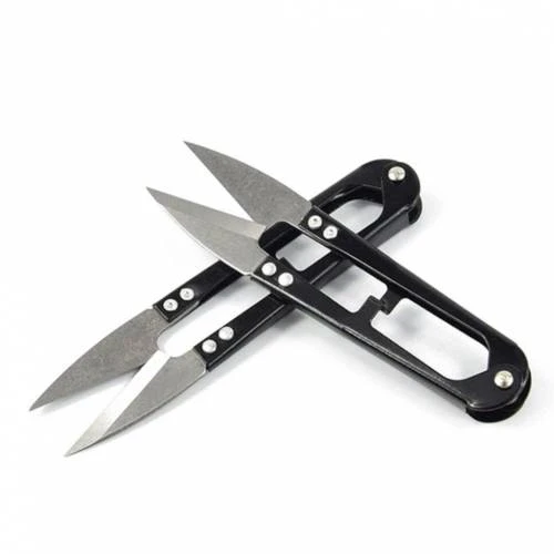 12 Adet Metal Balıkçı Makası Yaylı Otomatik Sistem Ağ Makası - Resim 7