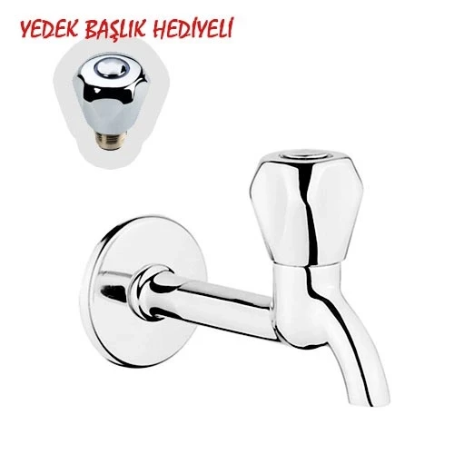 Klasik Uzun Musluk + Musluk Kapak Takımı Hediyeli - Resim 8