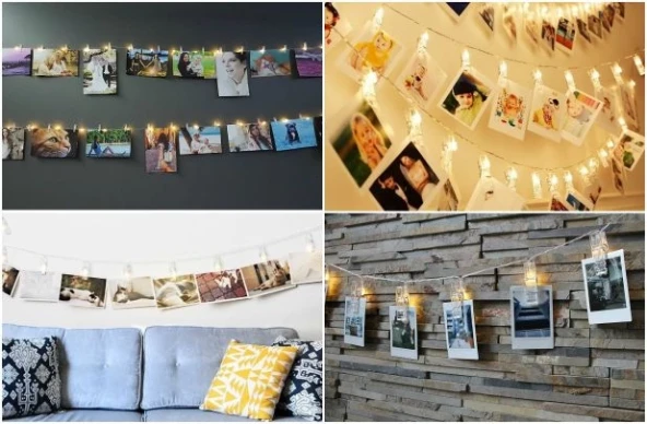 10'lu Led Işıklı Fotoğraf Mandalları ürün görseli