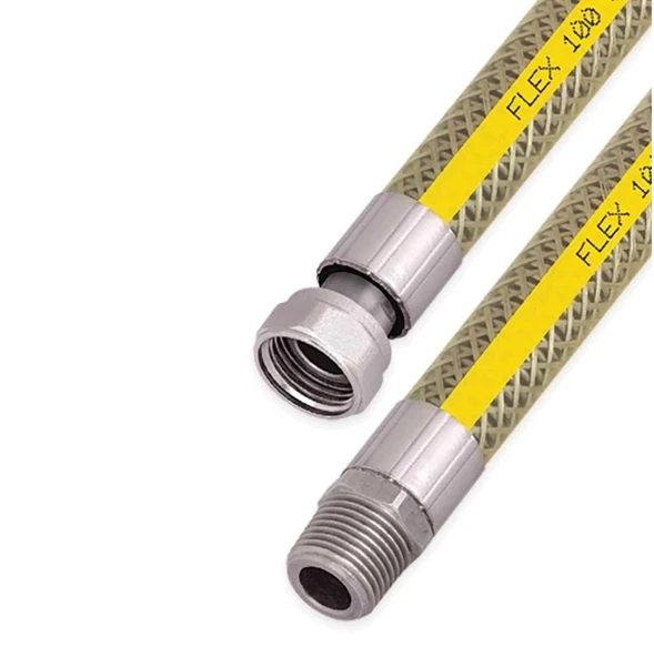 Ocak Fırın Doğalgaz Bağlantı Fleksi Extra Korumalı Hortum 1.50 Metre ürün görseli