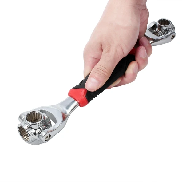 360 ° Döner Başlıklı Çok Fonksiyonlu Soket Anahtar - Resim 6