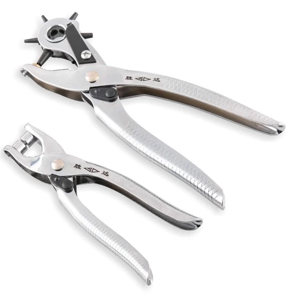 İkili Kemer Delme Ve Perçin Atma Pensesi Takımı (yedekli) - Resim 3