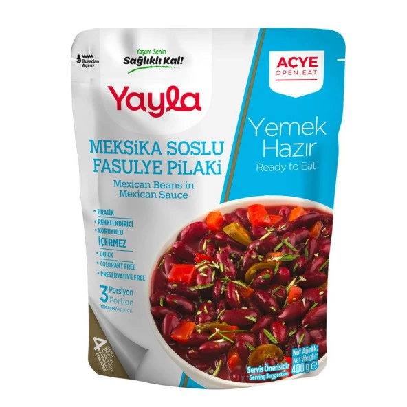 YAYLA MEKSİKA SOSLU PİLAKİ 400 GR