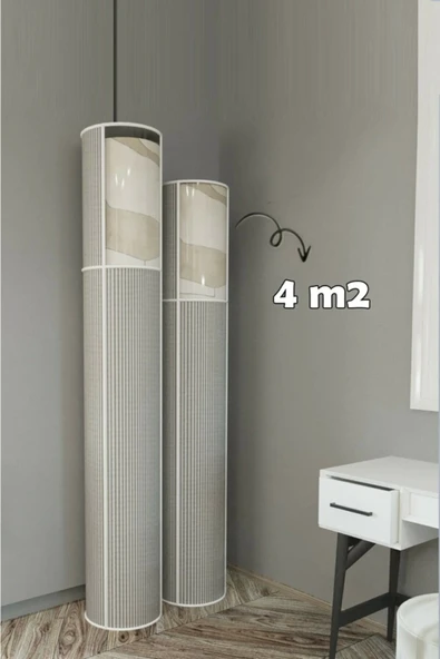3 Lü Hava Geçiren Özellikli Pvc Pencereli Halı Kılıfı Hurcu (4 M2) - 2