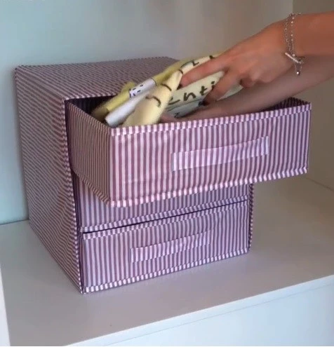 3 Bölmeli Çekmece , Çok Amaçlı Organizer - Çorap Çamaşır Organizer - Masa Üstü Düzenleyici ürün görseli