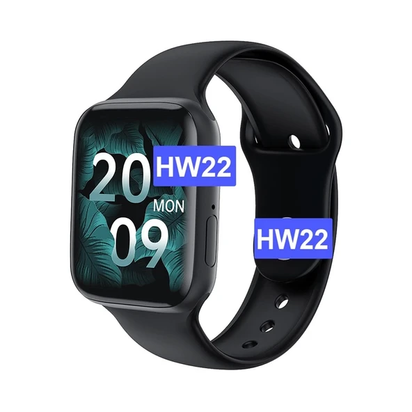 Hw22 Pd-a6 Smart Watch Dokunmatik Bluetooth Nabız Ölçme Sporcu Özellikli 1.75 Inç Akıllı Saat (siyah) - 2