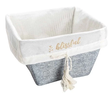 Çok Amaçlı Saklama Organizer Kutu Kare Keçe  Sepet (maxi) - 03426 - Resim 2