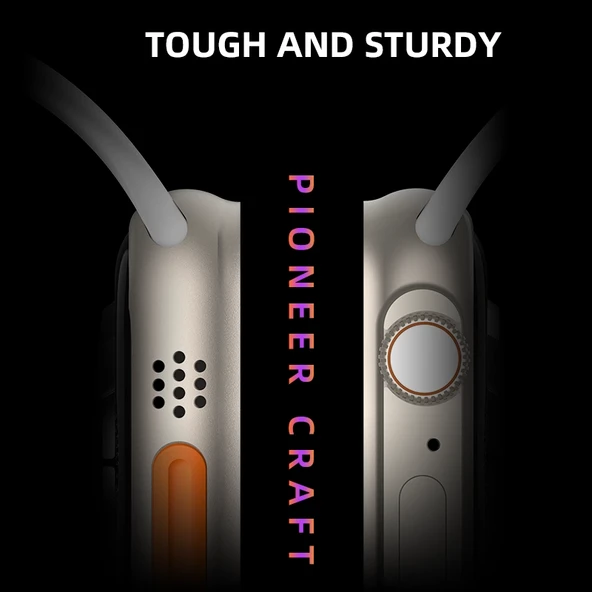 Watch 8 Hw8 Ultra Adventure 2.02inc Siri Nfc Bluetooth Arama Ios Android Uyumlu Akıllı Saat - Resim 2