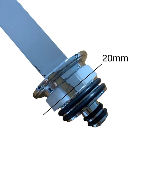 Krom Mutfak Evye Batarya İçin Köşeli Su Borusu Paslanmaz Ve Eca Uyumlu 20x20 - Resim 2