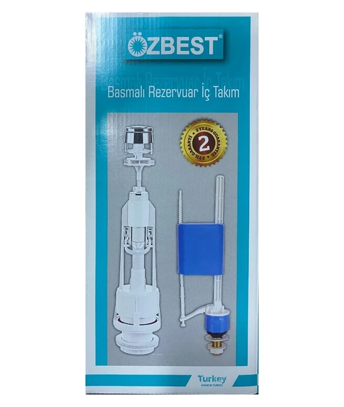 Özbest Su Tasarruflu Basmalı Klozet Rezervuar İç Takımı - Uyumlu Ve Dayanıklı - Resim 3