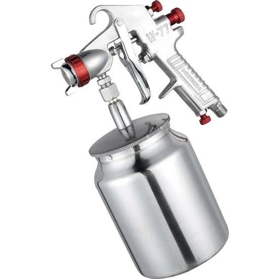 W-77g Havalı Alttan Depolu Boya Fıskiyesi Aparatı 1.8mm ürün görseli