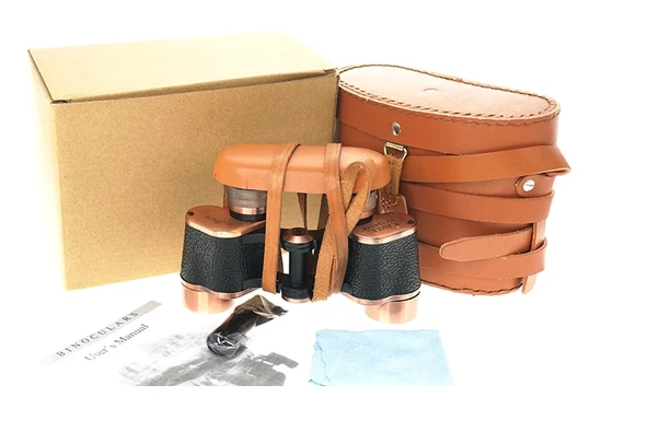 Baigish 6x24 Orjinal Deri Çantalı Prinç Kaplama Subay Dürbünü – Su Geçirmez – Artıkıl Özellikli- Rus Malı – 1000m/86m - Resim 3