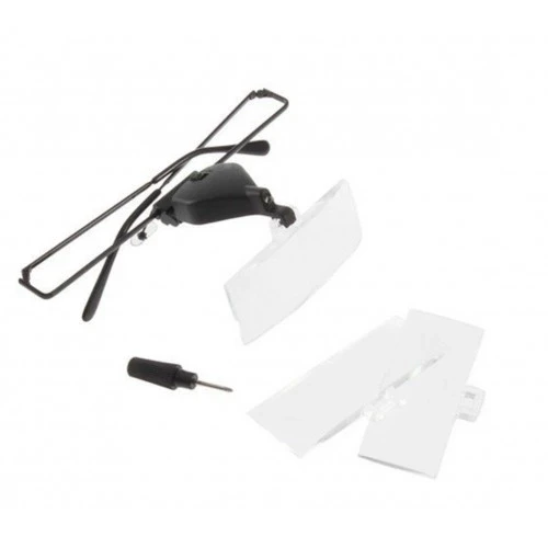 -gözlük Modeli  1.5x,2.5x,3.5x 3 Adet Lensi Gözlük Büyüteç - Resim 2