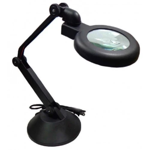 -ledli Yüksek Kaliteli Kompakt Masa Üstü Büyüteç - Resim 2