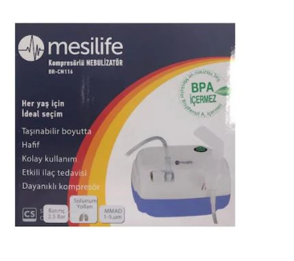 MESİLİFE KOMPRESÖRLÜ NEBULİZATÖR BR-CN116