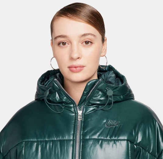 Nike Sportswear Classic Puffer Shine Kadın Yeşil Mont FB8769328 - 2