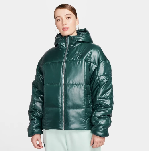 Nike Sportswear Classic Puffer Shine Kadın Yeşil Mont FB8769328