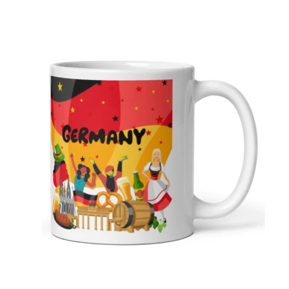 Almanya Hediye Kutusu 10 Parça Kupa Magnet Anahtarlık Kutu - Resim 3